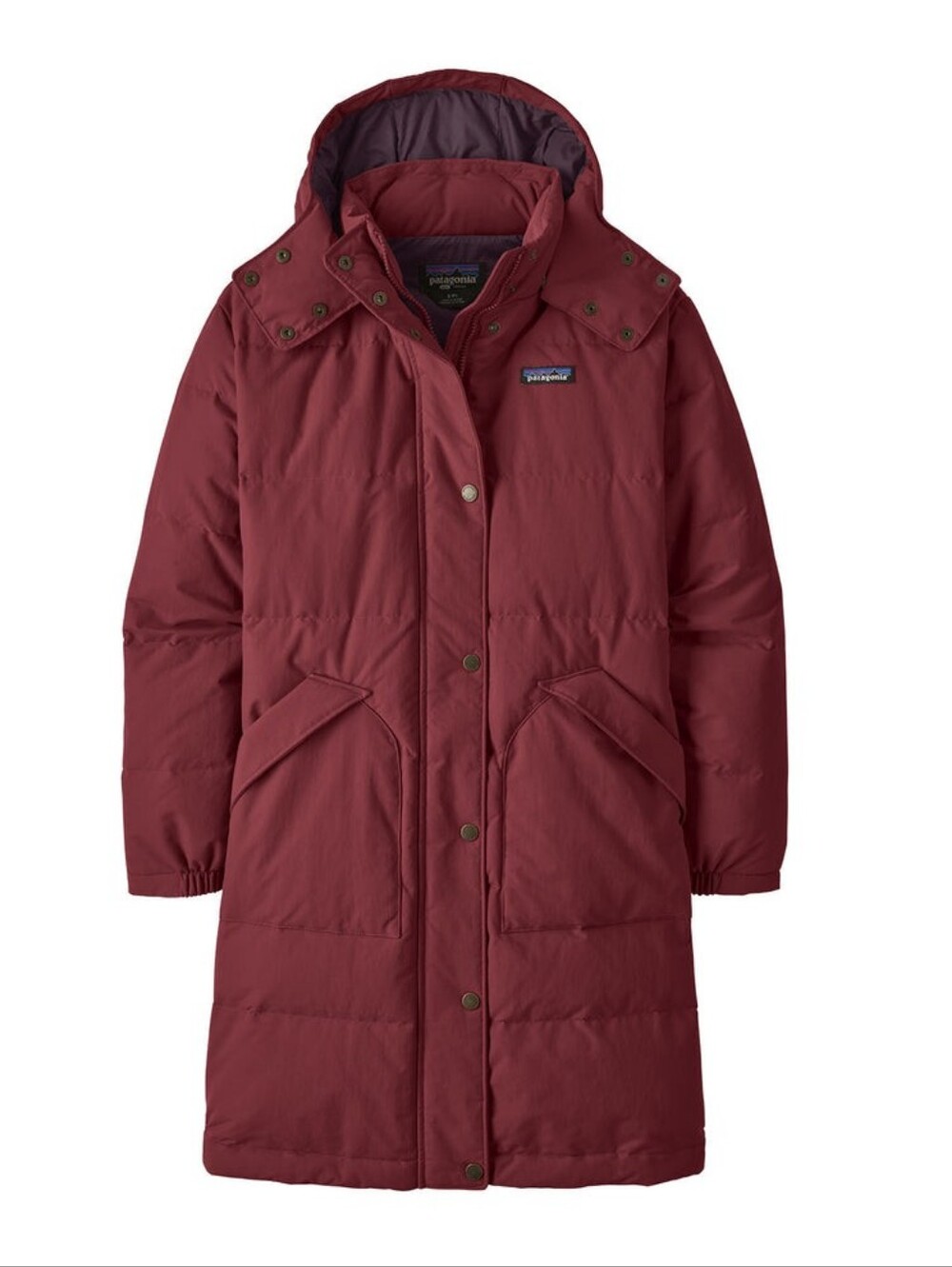 Patagonia Women's Downdrift Parka Winter Coat Carmine Red